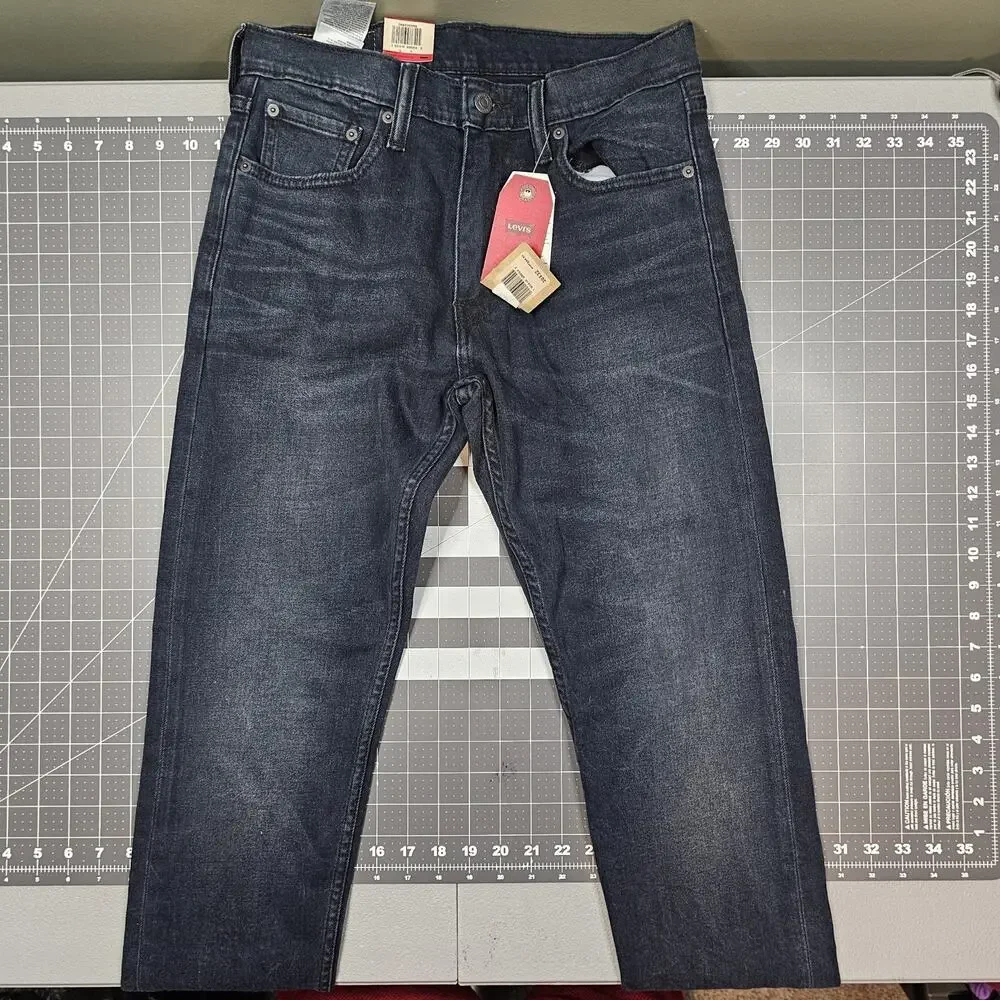 Levis 512 Jeans Mens 30x32 Black New NWT Slim Taper Work Biker Preppy Stretch